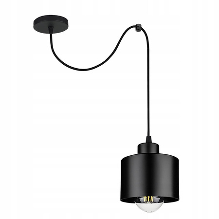 Lampa Wisząca LX- 1146 Czarna 1x E27 LEDLUX