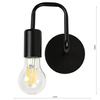 Kinkiet Lampa Ścienna LX- 1323 Czarna  1x E27 LEDLUX