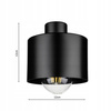 Lampa Sufitowa LX- 1041 Czarna 4x E27 LEDLUX