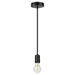 Lampa Wisząca LX- 1317 Czarna 1x E27 LEDLUX