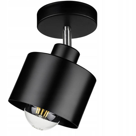 Lampa Sufitowa LX- 1106 Czarna 1x E27 LEDLUX