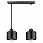 Lampa Sufitowa LX- 1067 Czarna 2x E27