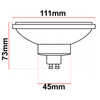 Żarówka LED GU10 ES111 AR111 15W = 140W 1150lm 45 stopni 4000K LEDLUX