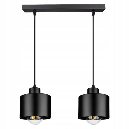 Lampa Sufitowa LX- 1067 Czarna 2x E27