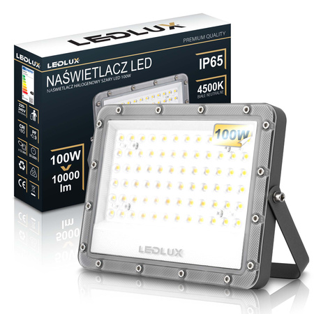 Halogen LED naświetlacz lampa 100W 10000lm Premium reflektor zewnętrzny NW LEDLUX