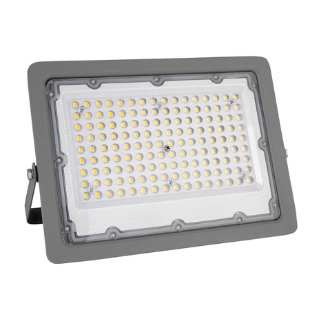 Halogen LED Statyw Budowlany Naświetlacz 2x100W / 200W 20000lm Stojak biała neutralna LEDLUX