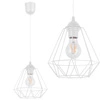 Lampa Wisząca LX- 1025 Biała 1x E27 LEDLUX