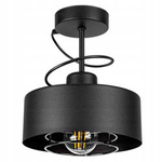 Lampa Sufitowa LX- 1259 Czarna 1x E27 LEDLUX