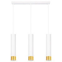 LX1413 WHITE + GOLD  3x  E27