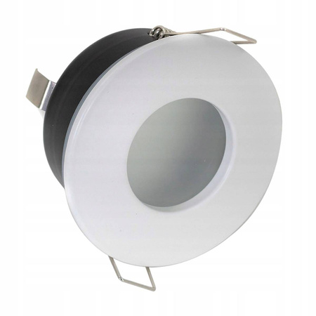 Zestaw Oprawa Halogenowa Hermetyczna D-06 WHITE + Żarówka GU10 1,5W biała neutralna LEDLUX