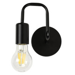 Kinkiet Lampa Ścienna LX- 1323 Czarna  1x E27 LEDLUX