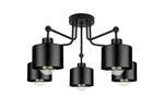 Lampa Sufitowa LX- 1099 Czarna 5x E27 LEDLUX