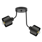 Lampa Sufitowa LX- 1296KBK  Czarna 2x E27 LEDLUX