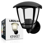 Kinkiet Ogrodowy Lampa Elewacyjna Zewnętrzna Latarnia LX- 9120  Czarny LEDLUX