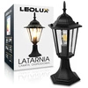 Lampa ogrodowa stojąca latarnia słupek LX- 921 Czarna LEDLUX