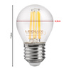 Żarówka LED E27 G45 4W  400lm 3000K biała ciepła LEDLUX