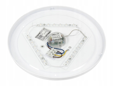 Plafon LED Lampa Sufitowa LX- 925 Biały Sensor 18W biała neutralna LEDLUX