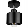 Lampa Sufitowa LX- 1106 Czarna 1x E27 LEDLUX