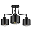 Lampa Sufitowa LX- 1036 Czarna 3x E27 LEDLUX