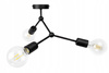 Lampa Sufitowa LX-1116 Czarna 3x E27 LEDLUX