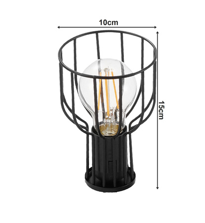 Lampa Sufitowa LX- 1336 Czarna 4x E27 LEDLUX