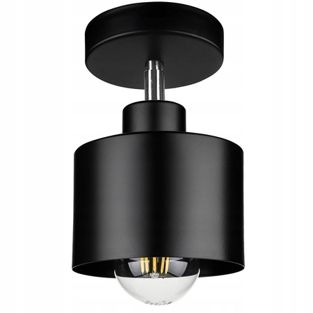 Lampa Sufitowa LX- 1106 Czarna 1x E27 LEDLUX