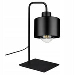 Lampka Nocna Biurkowa Stołowa LX- 1803 Czarna 1x E27 LEDLUX