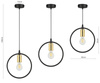 Lampa Wisząca LX-1360 Czarna+ Złoto 1x E27 LEDLUX