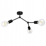 Lampa Sufitowa LX-1116 Czarna 3x E27 LEDLUX