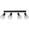 Lampa Sufitowa LX- 1336 Czarna 4x E27 LEDLUX