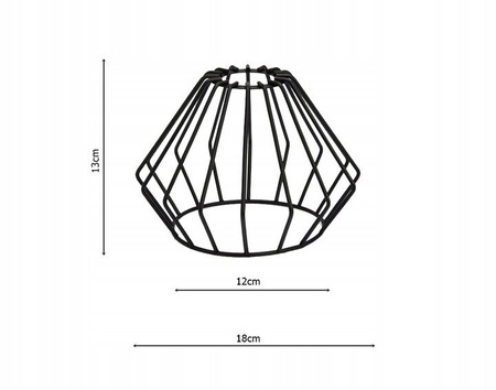 Kinkiet Lampa Ścienna LX- 1391 Czarna  1x E27 LEDLUX