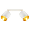 Lampa Sufitowa LX- 1385 Biała + Złoto 2x E27 LEDLUX