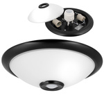 Plafon Lampa Sufitowa LP-001 PIR Czarny 2x E27 LEDLUX