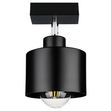 Lampa Sufitowa LX- 1097 Czarna 1x E27 LEDLUX