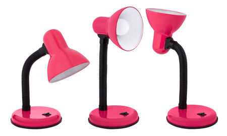 LAMPKA BIURKOWA LED Różowa Regulowana Szkolna stołowa dla dzieci E27 LX-1812 PINK LEDLUX