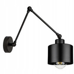 Kinkiet Lampa Ścienna LX- 1202 Czarna 1x E27 LEDLUX