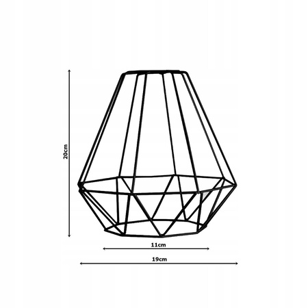 Kinkiet Lampa Ścienna LX- 1069 Czarna 1x E27 LEDLUX