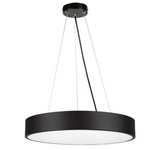 Lampa Sufitowa Wisząca LED Okrągła LX- 902 38W Czarna biała neutralna LEDLUX