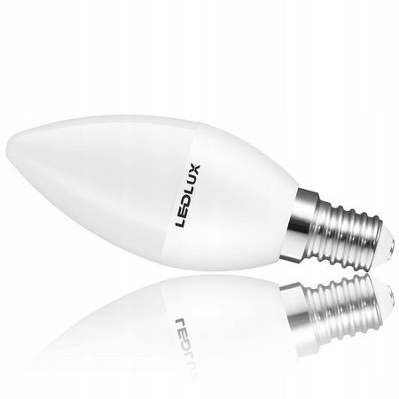 Żarówka LED E14 B35 8W = 75W 700lm 3000K biała ciepła LEDLUX