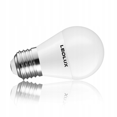 Żarówka LED E27 G45 6W = 60W 600lm 3000K  biała ciepła LEDLUX