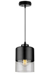 Lampa Wisząca LX- 1274 Czarna 1x E27 LEDLUX