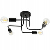 Lampa Sufitowa LX- 1108-4 Czarna 4x E27 LEDLUX