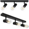 Oprawa Sufitowa Natynkowa Reflektor Listwa LX1003 BLACK  3x E27 LEDLUX