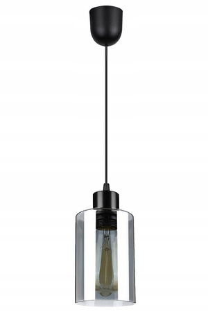 Lampa Wiszaca LX- 1219 Czarna 1x E27 LEDLUX