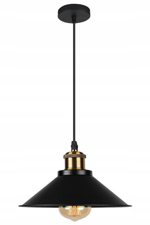 Lampa Wisząca PT- 628 Czarna 1x E27 LEDLUX