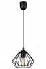 Lampa Wisząca LX- 1030 Czarna 1x E27 LEDLUX