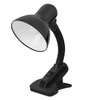 Lampka Biurkowa na Klip Czarna z Elastycznym Ramieniem E27 LX-1813 BLACK LEDLUX