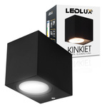 Kinkiet Ogrodowy Lampa Elewacyjna Zewnętrzna LX- 5007 Czarna LEDLUX