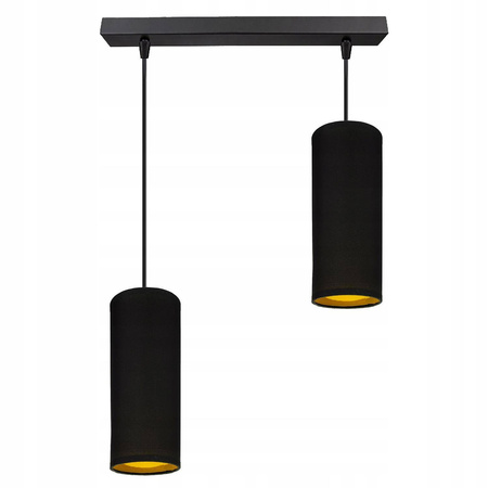 Lampa Wisząca LX- 1085 Czarna 2x E27 LEDLUX