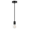 Lampa Wisząca LX- 1317 Czarna 1x E27 LEDLUX